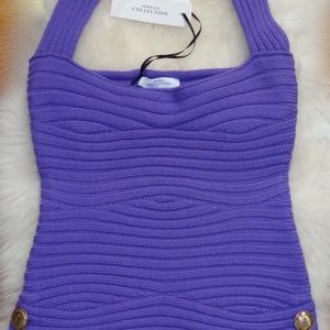 Versace Knit Halter Top